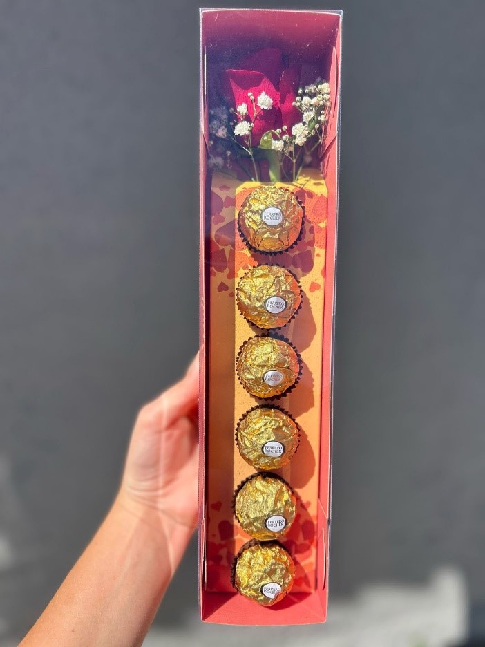 Caixa surpresa ferrero | Cesta Encantada
