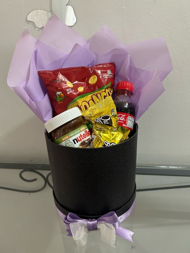 Cestinha Sabor & Carinho 🧡🍫🥤 | Cesta Encantada